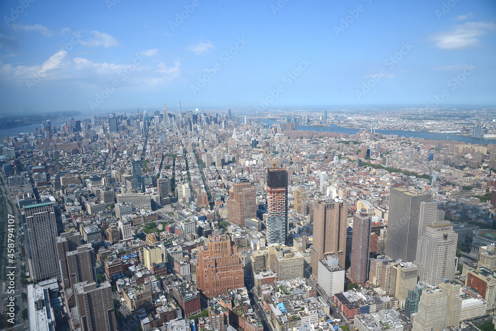 new york from one world tower