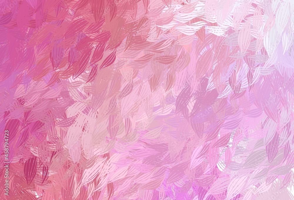 Light Pink vector template with chaotic shapes. Light Pink vector template with chaotic shapes.