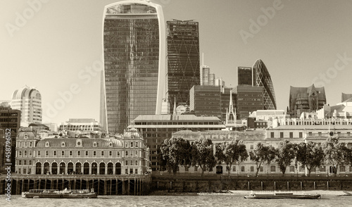 City of London - Skyline on a beautiful summer day