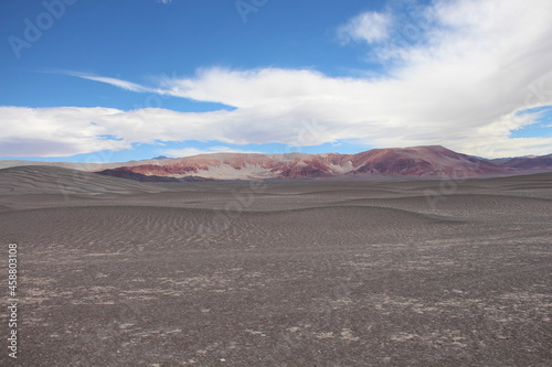 incredible volcanic and desert landscape of the Argentine Puna