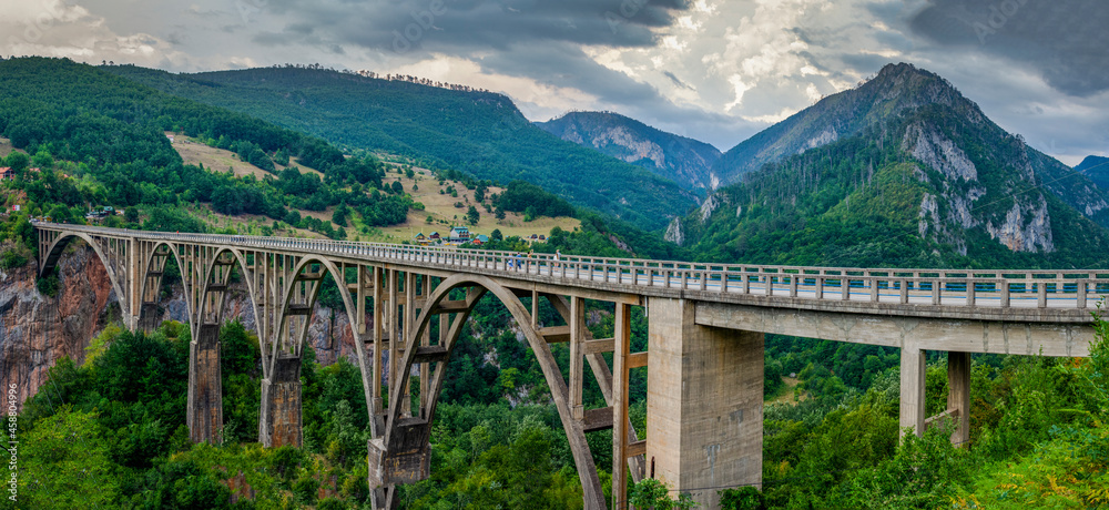 View on Đurđevića Tara Bridge