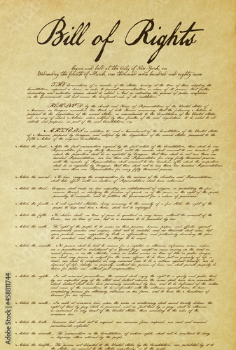 Bill Of Rights Re-created Document