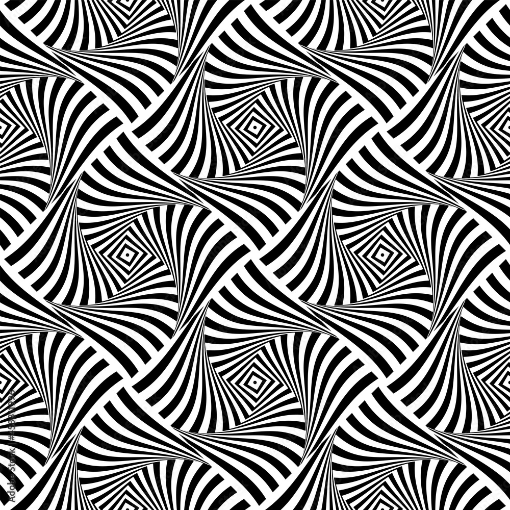 Abstract seamless op art pattern. Lines texture. Abstract seamless op art pattern. Lines texture.