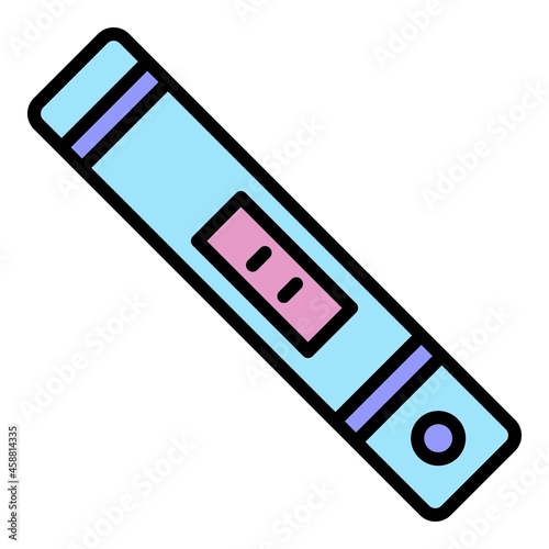 Pregnancy test icon. Outline pregnancy test vector icon color flat isolated