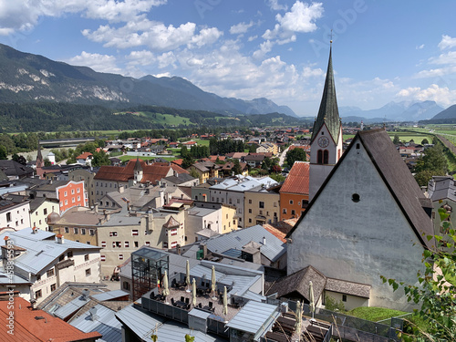 The village of glass, Rattenberg, from the top of the castle