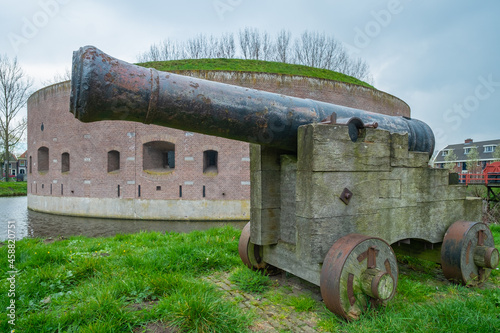 Fort Ossenmarkt in Weesp, Noord-Holland province, The Netherlands photo