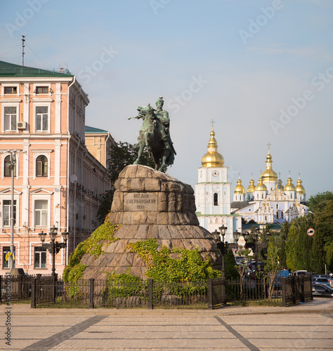 Kiev, Ukraine, 2018. Monument to Bohdan Khmelnitsky photo