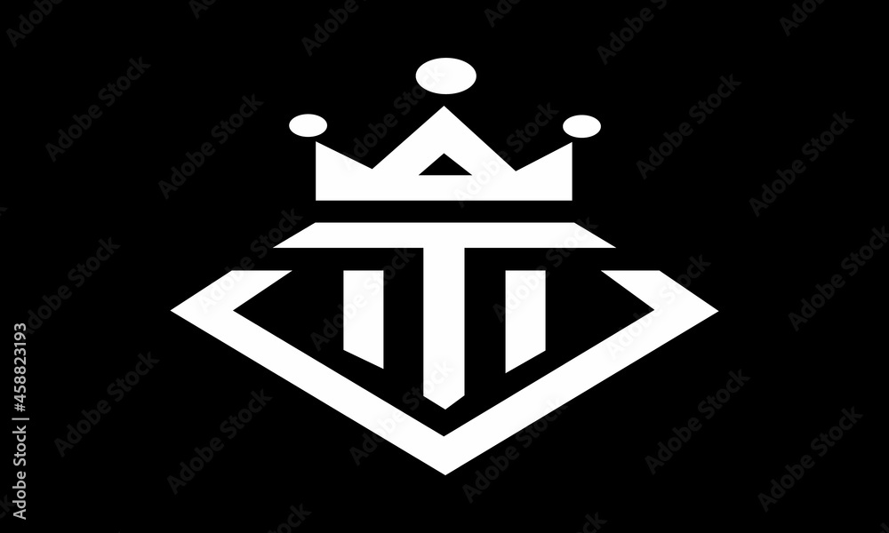 King T letter logo, King size logo