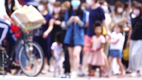 Wallpaper Mural 東京 渋谷スクランブル交差点 スローモーション240fps　2021年9月 Torontodigital.ca