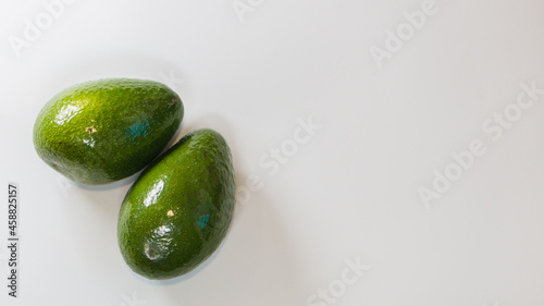Avokado fruit. avocado isolated on white background close-up