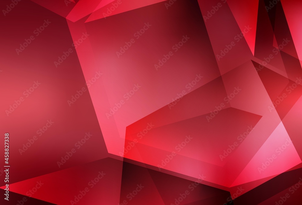 Light Red vector polygon abstract layout. Light Red vector polygon abstract layout.