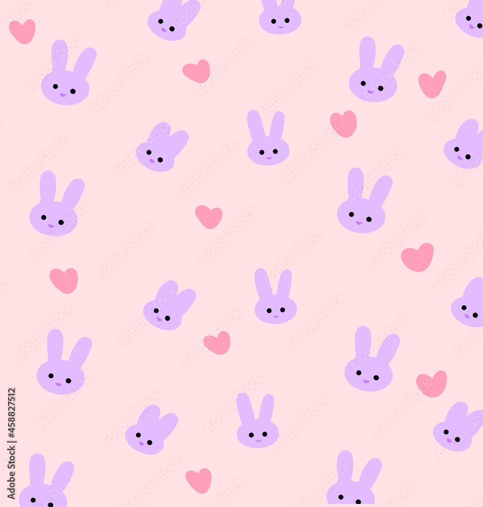 seamless pattern with rabbits bunny seamless pattern with rabbits bunny