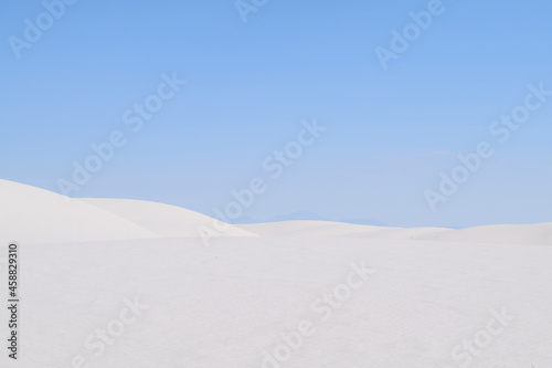 white sand dunes