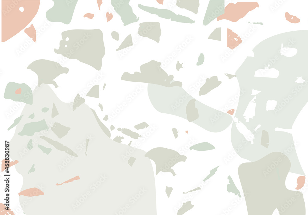 Terrazzo modern abstract template. Orange and Terrazzo modern abstract template. Orange and
