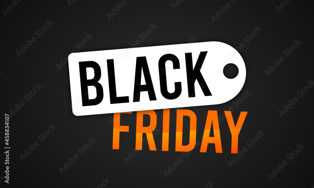 Fototapeta premium black friday vector, november sales promotion for online store