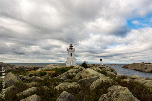 Canvas Print The Bustard Island Lighthouses in Northern Georgian Bay (Lake Huron) Ontario Canada