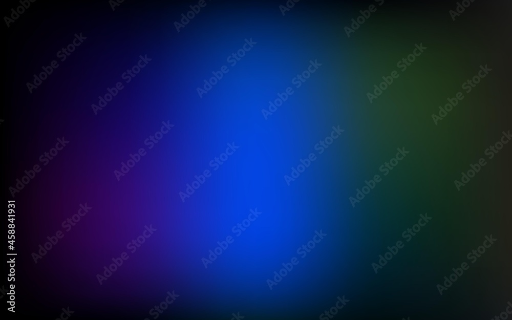 Obraz premium Dark multicolor vector blurred layout.