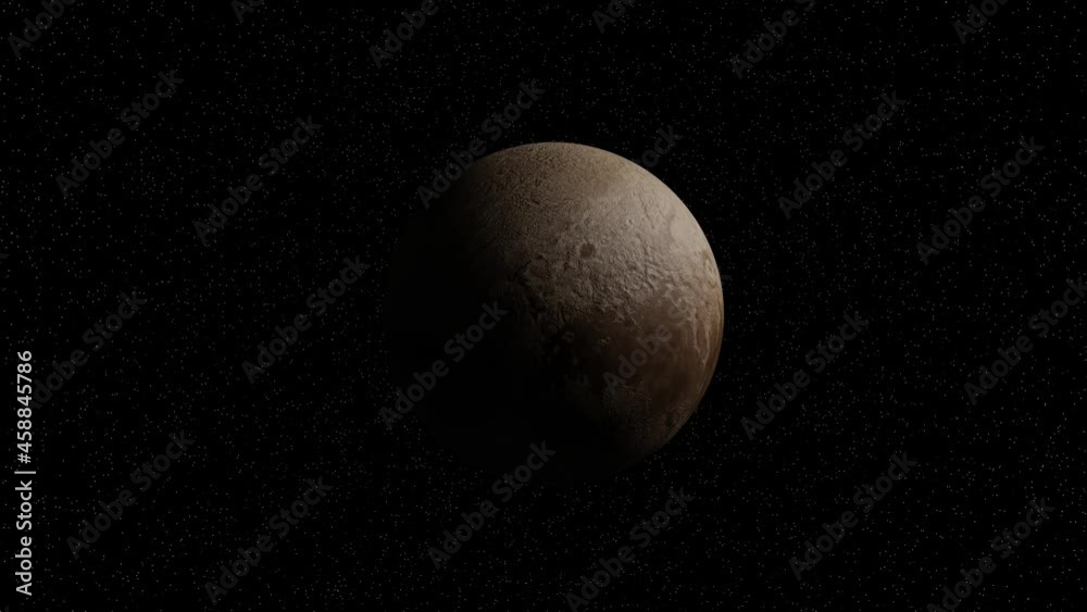 Space view of mars planet animation video Space view of mars planet animation video