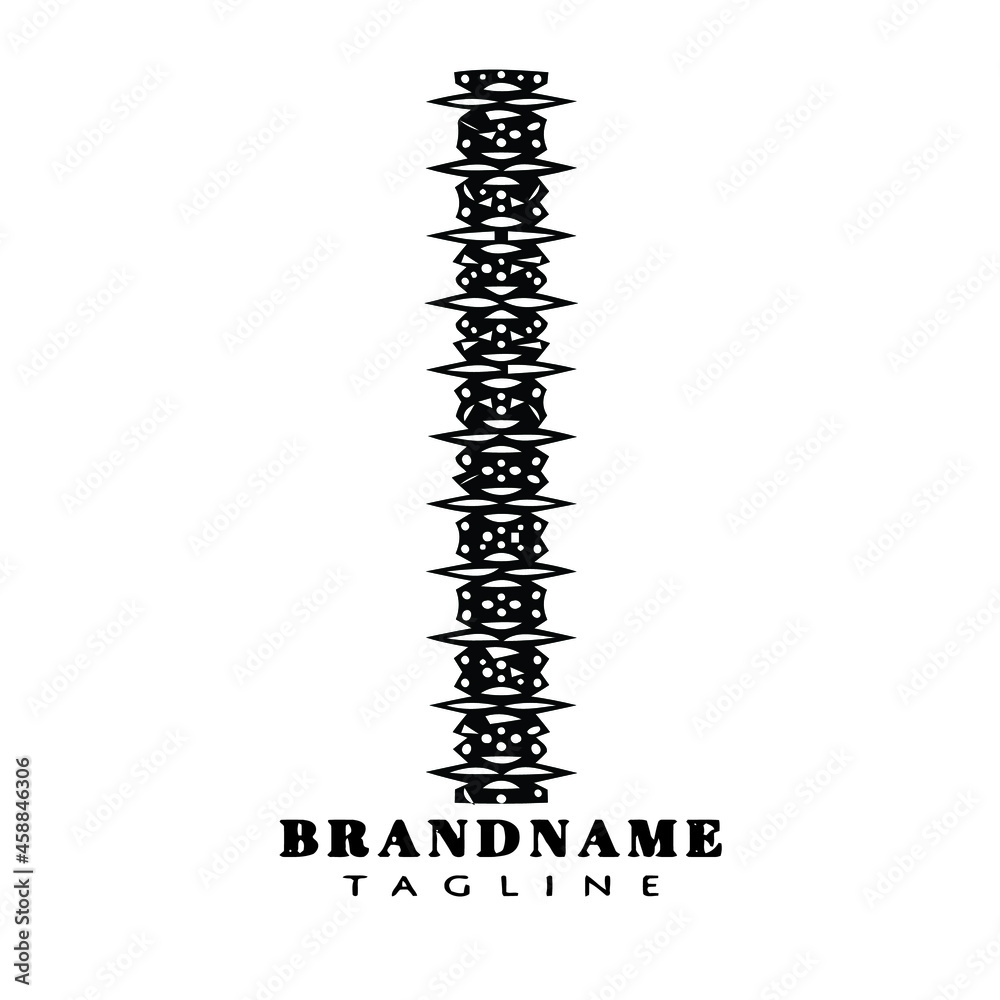 line borders logo cartoon icon design template black vector