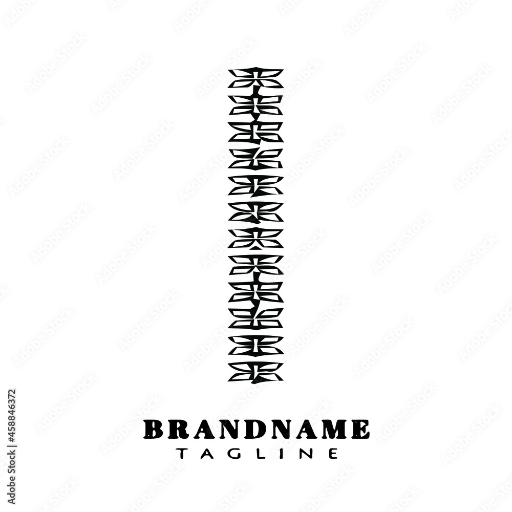 line borders logo cartoon icon design template black isolated vector illustration