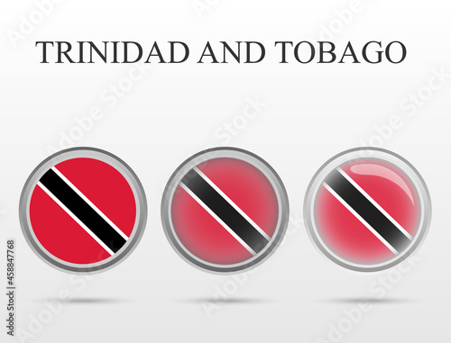 Flag of Trinidad and Tobago in the form of a circle Free Download Flag of Trinidad and Tobago in the form of a circle - GFXLoad