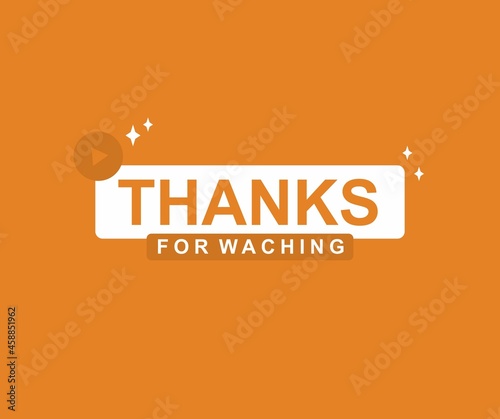 design about thank for watching