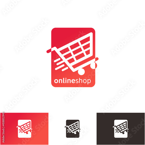 Chart online shop e commerce concept symbol Shopping cart for marketplace Stats logo design Sale Finance vector credit card store or shop, sale, money transfer and purchase icons