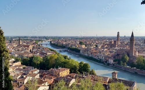 panorama of Verona Italy 