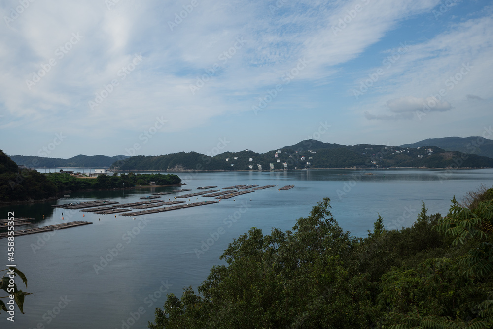 日本の岡山県備前市のとても美しい海