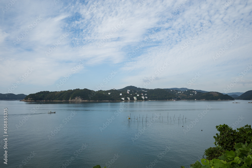 日本の岡山県備前市のとても美しい海