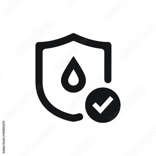 Waterproof icon design vector illustration