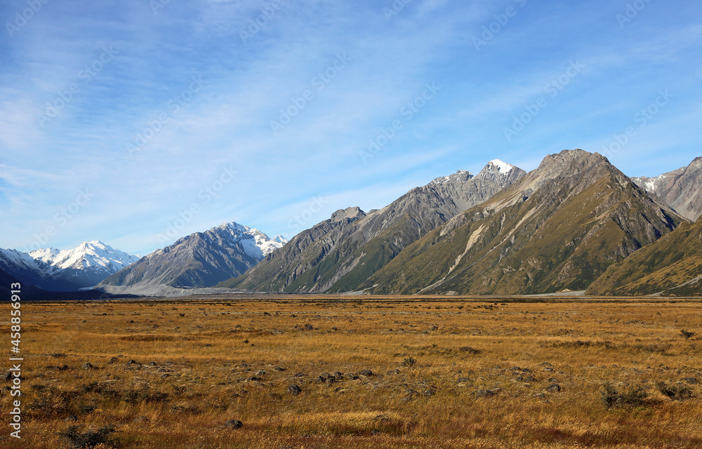 Wide Tasman Valley and Burnett - New Zealand