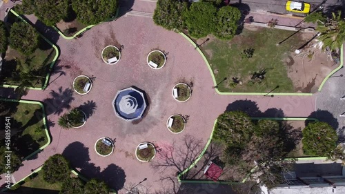 Toma aerea del jardin de las montañas, en autlan de navarro jalisco photo