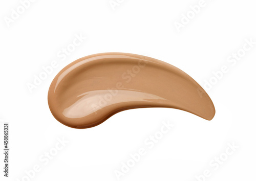 Fototapeta Liquid foundation isolated on white 