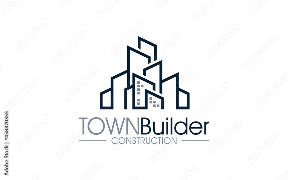 Illustration vector graphic of construction and building concept logo design template-05