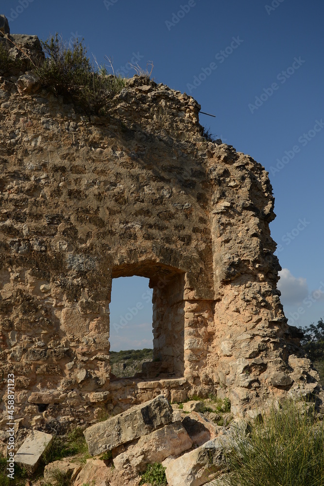 Montfort Castle. Qal'at al-Qurain or Qal'at al-Qarn - Montfort Castle. Qal'at al-Qurain or Qal'at al-Qarn -
