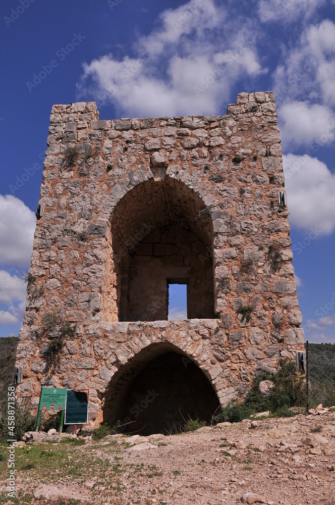 Montfort Castle. Qal'at al-Qurain or Qal'at al-Qarn - 