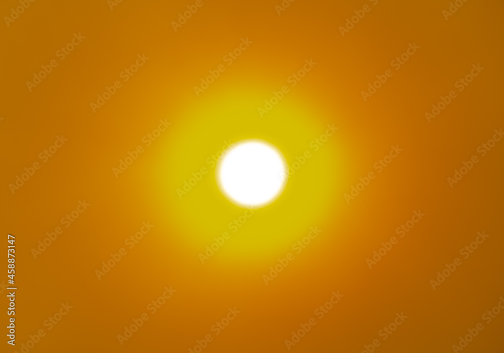 The sun in the sky in the smoke from the fire. The sun in the sky in the smoke from the fire.