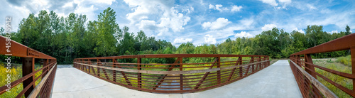 Bridge Over Torrence Creek  Torrence Creek Greenway  Huntersville  North Carolina