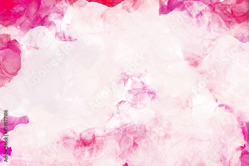 Pink abstract watercolor background for your social media cover. Digital paper for artwork.