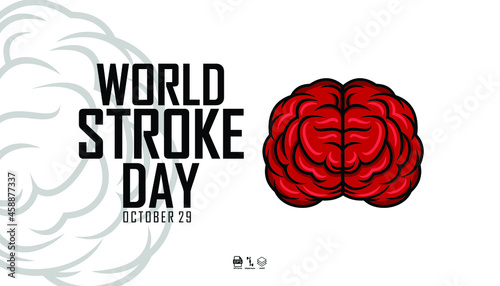 WORLD STROKE DAY, READY FORMAT EPS 10