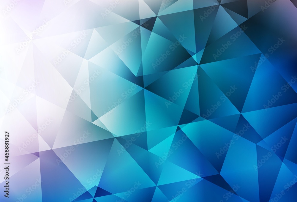 Light BLUE vector polygon abstract background. Light BLUE vector polygon abstract background.