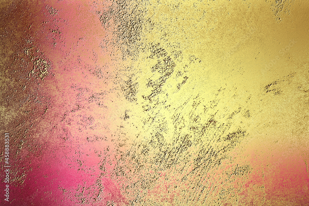 Golden Abstract decorative paper texture background for artwork - Illustration