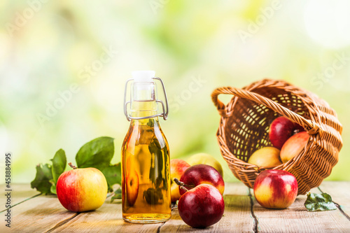 Bottle of apple vinegar