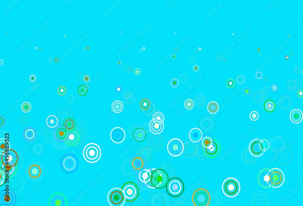 Light Blue, Yellow vector backdrop with dots.