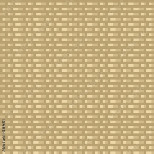 Brown brick pattern pixel art. Vector picture.