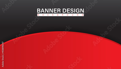 Red background with black color composition in abstract. Abstract backgrounds with a combination of lines and circle dots can be used for your ad banners, Sale banner template, and More