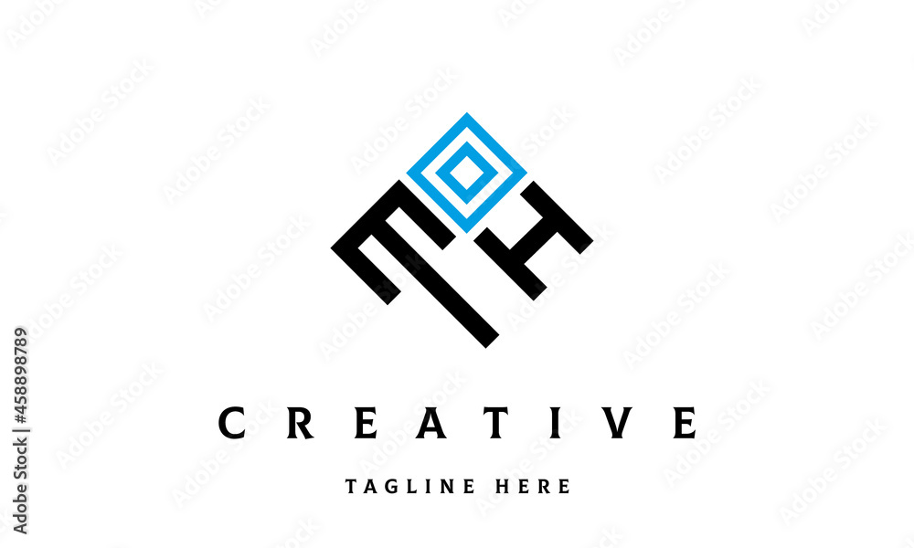 TH square two latter logo vector TH square two latter logo vector