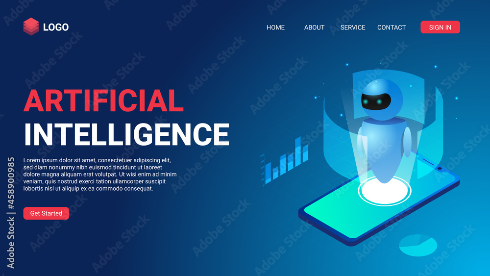 Artificial Intelligence Robot Web banner