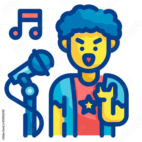 rocker line icon